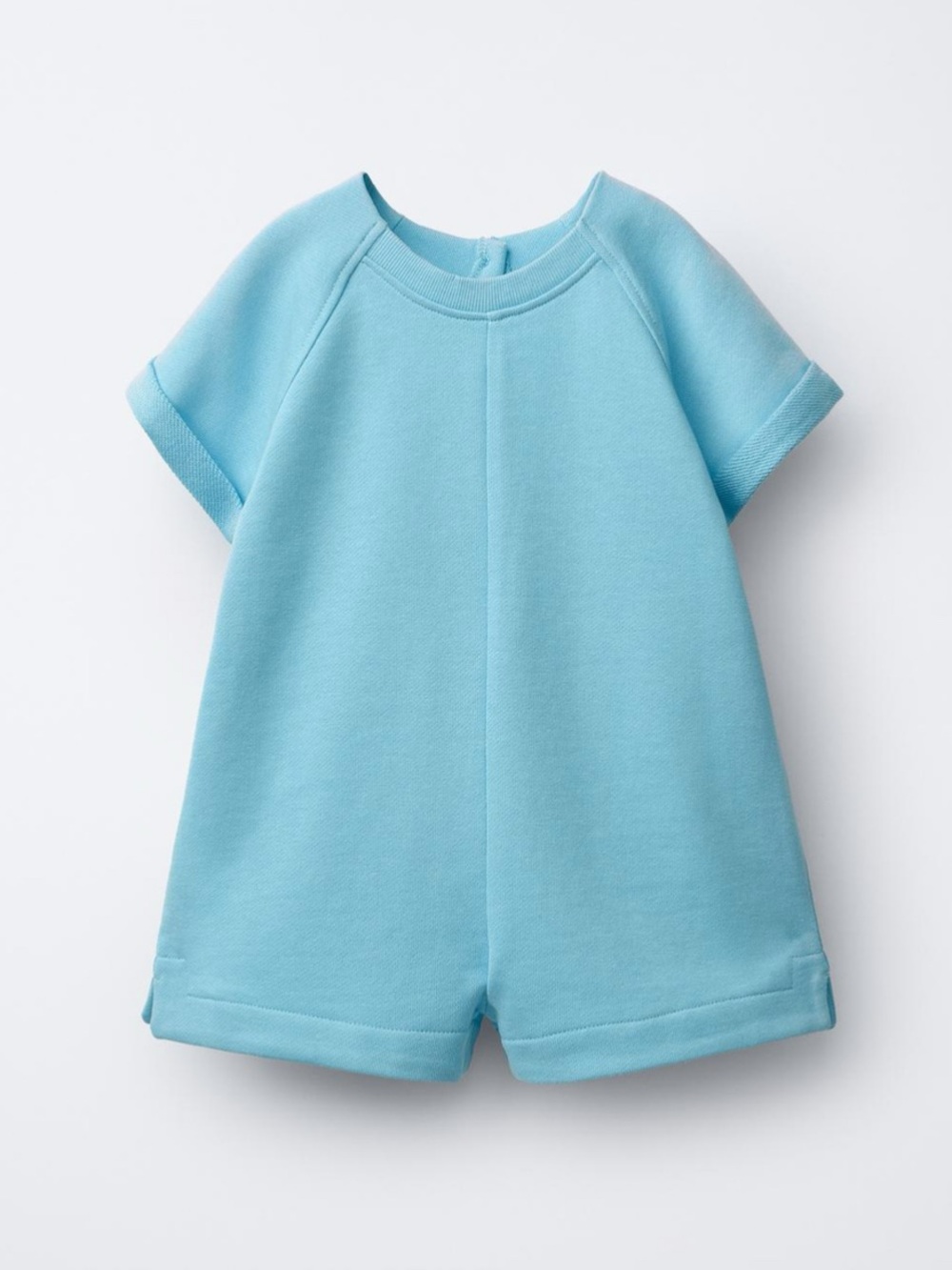 ZARA PLAIN PLUSH SHORT JUMPSUIT